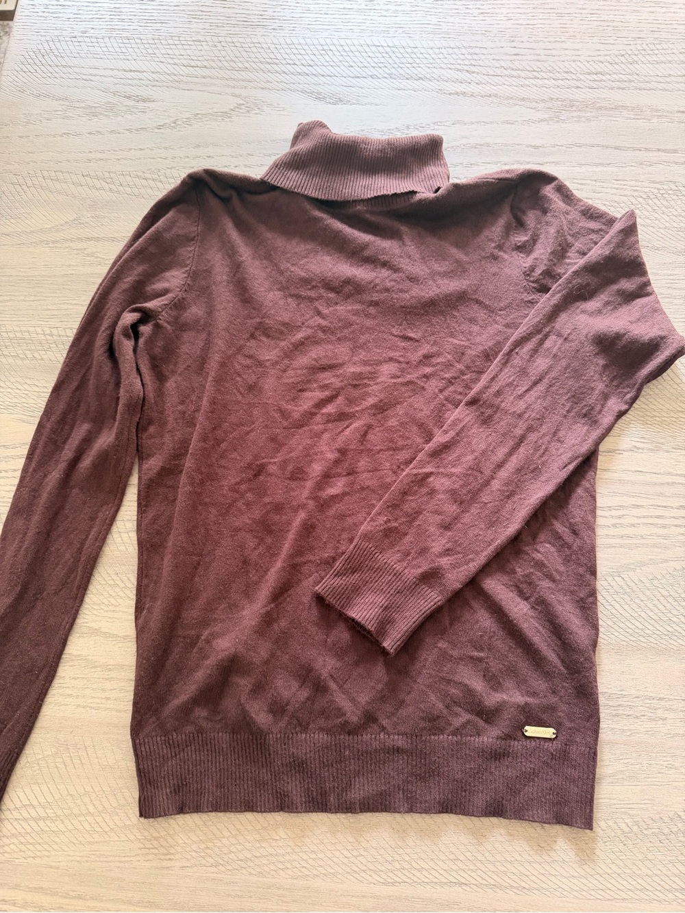 Woman’s Turtleneck Sweater in Brown